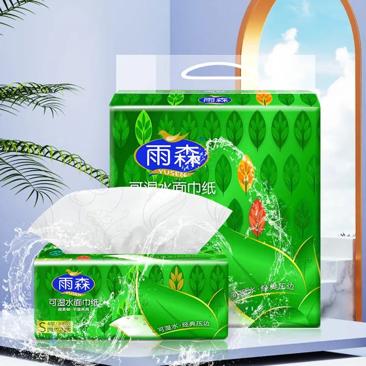 ��ɭ��YUSEN����ʪˮ��ֽ 4�� 300��*10�� 9.99Ԫ