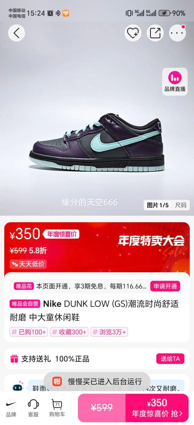 Nike DUNK LOW (GS) Ь дͯ ĥŻ֤