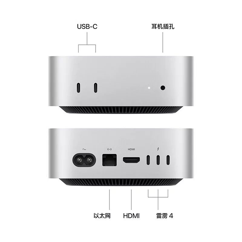 ���� �޵��� Apple Mac mini M4��10+10�� 16+256G��оƬ ̨ʽ��������    3740Ԫ