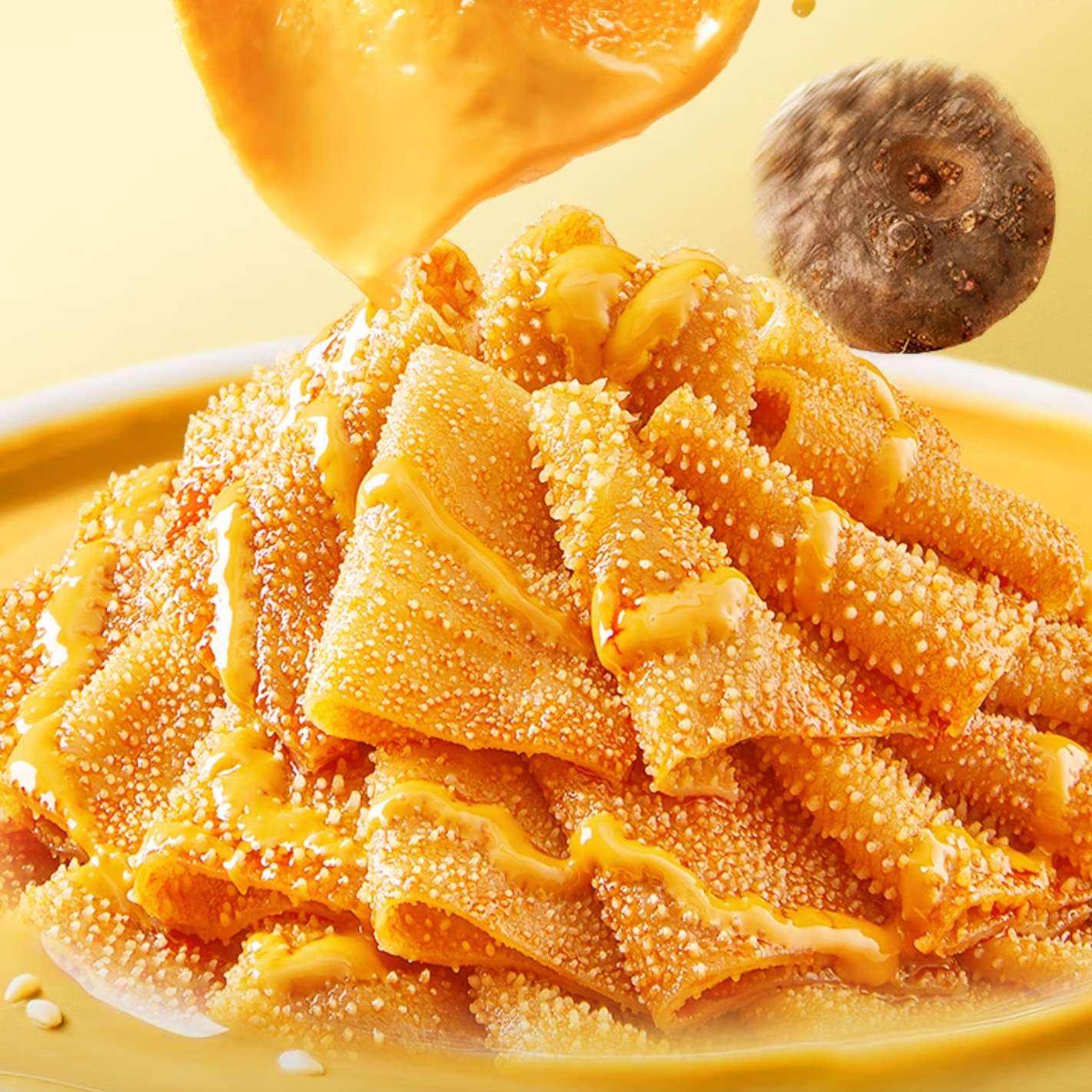 �ν����Ӵ�ħ��ħ���齴��ë�Ǵ�Ƭ���ζ�����ʳС������ʳƷ��ζ Լ50�� �齴ԭζ450g 19.86Ԫ