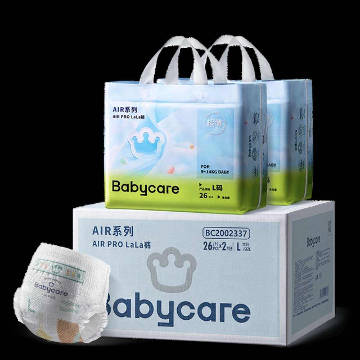 װbabycareֽairproM-XLӤ͸ʪ L60Ƭ 9-14kg211.96Ԫȯ70.65Ԫ/