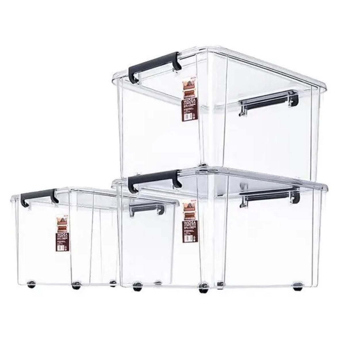 ������ 23.3/�� ͸���������������� 55L 3��װ 55.5*41*32.5cm ���� �Ӻ񻷱�pp 69.2����3���������룡��ʷ�ͼۡ�