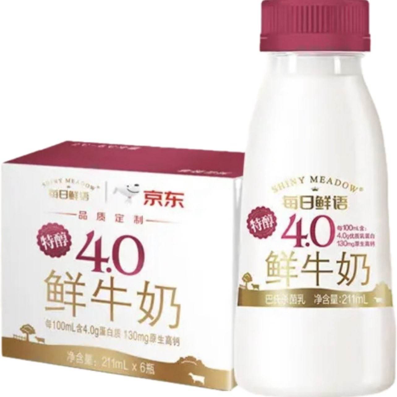 ÿ������ 4.0gȫ֬��ţ�� 211ml ƿװ ���´�ţ�� 6ƿ 48.9Ԫ(��24.45Ԫ/��)