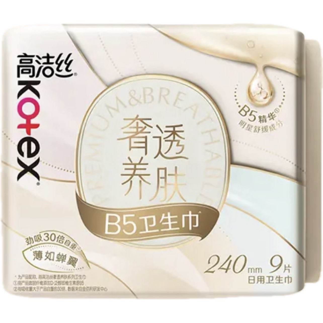 PLUS��Ա�����׵���kotex �߽�˿ ��͸���� ������ 240mm 9Ƭ