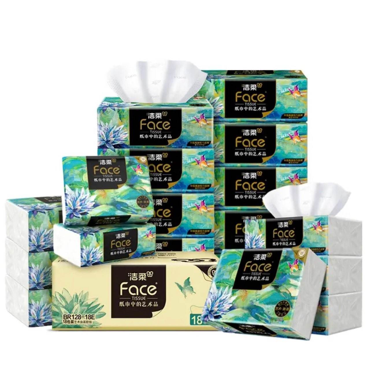 ���� ��ֽFace�߶��ͻ�ֽ�� 4��80��*18�� ����װ 29.69Ԫ/������89.06Ԫ��