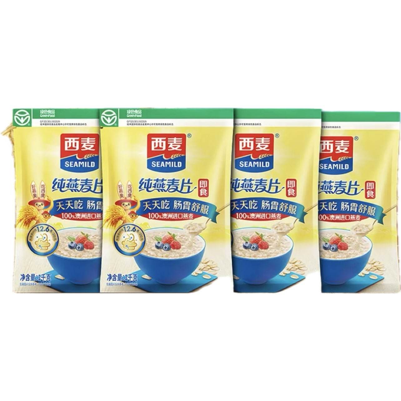 ���� ��ʳȫ��������Ƭ 1000g*4 ��װ����Ӫ����� ����ʳ��ά 5.4Ԫ/� 43.6Ԫ