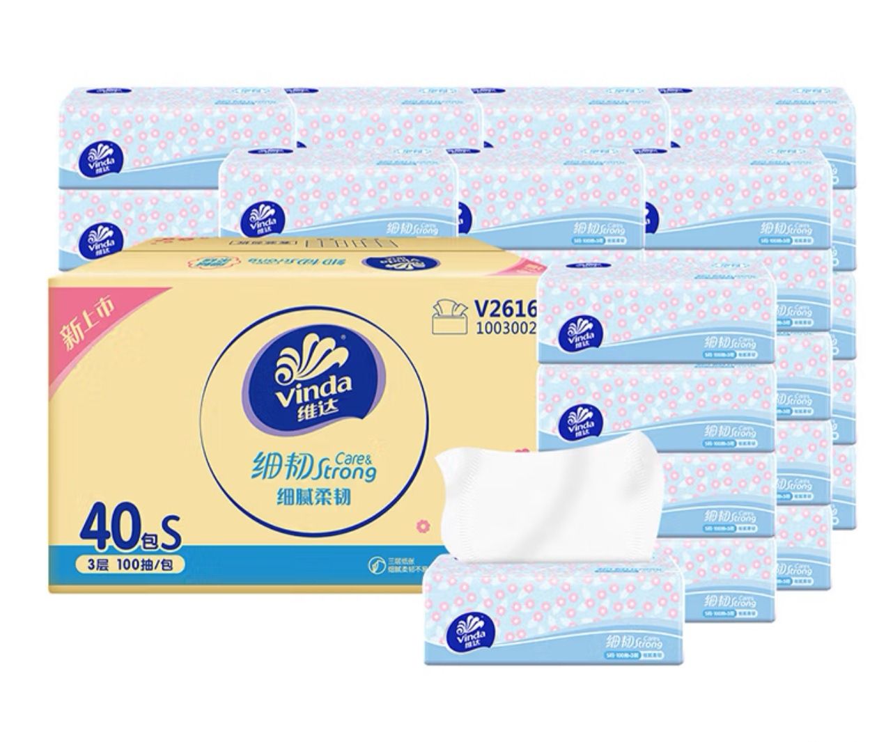 ά�Vinda����ֽϸ��ֽ��   3�� 100��*80�� ��װ 75.8Ԫ