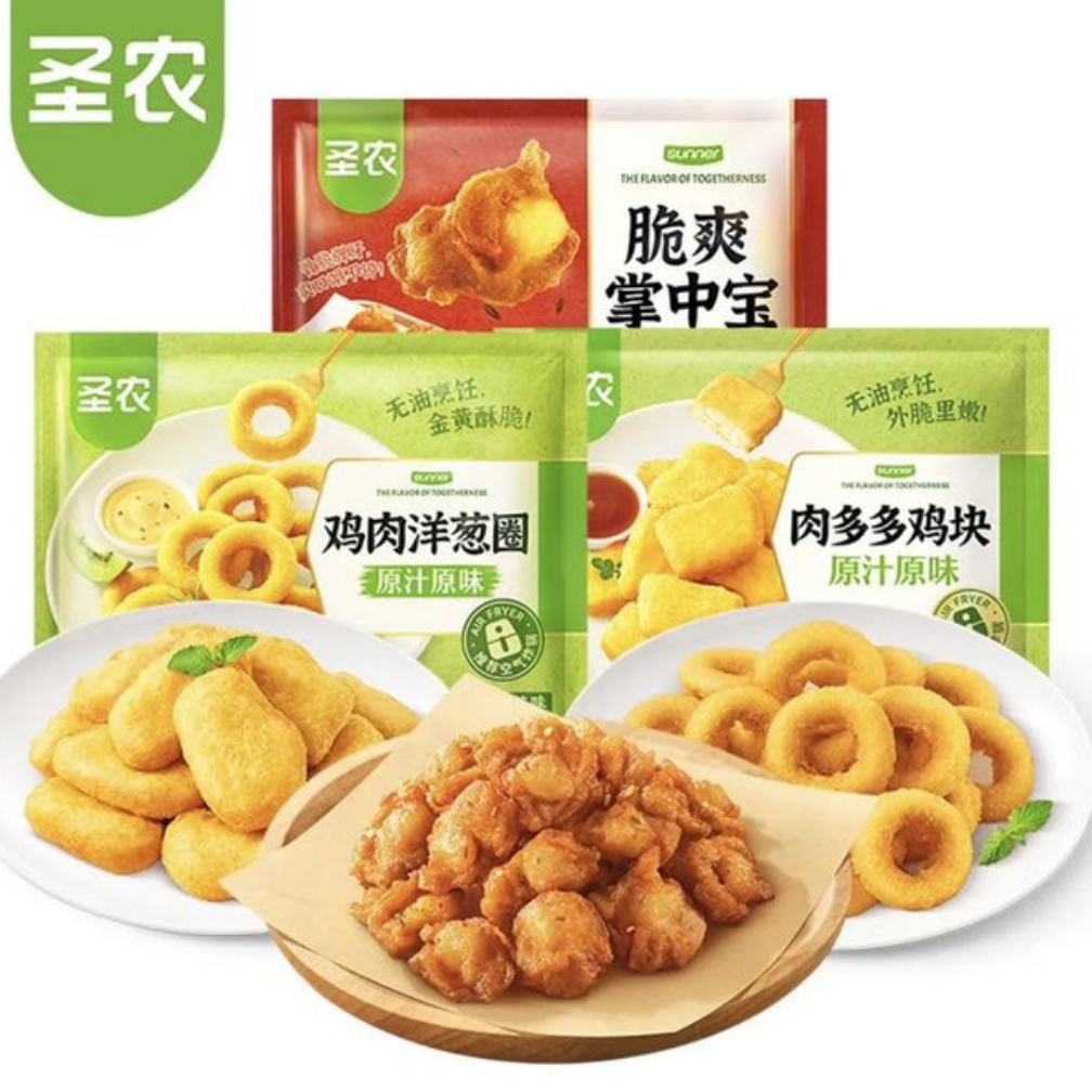 ʥũ ����ը��ʳ�� ��ˬ���б���Ȼζ1��+����1��+���Ȧ1������3���� 650g 29.9Ԫ