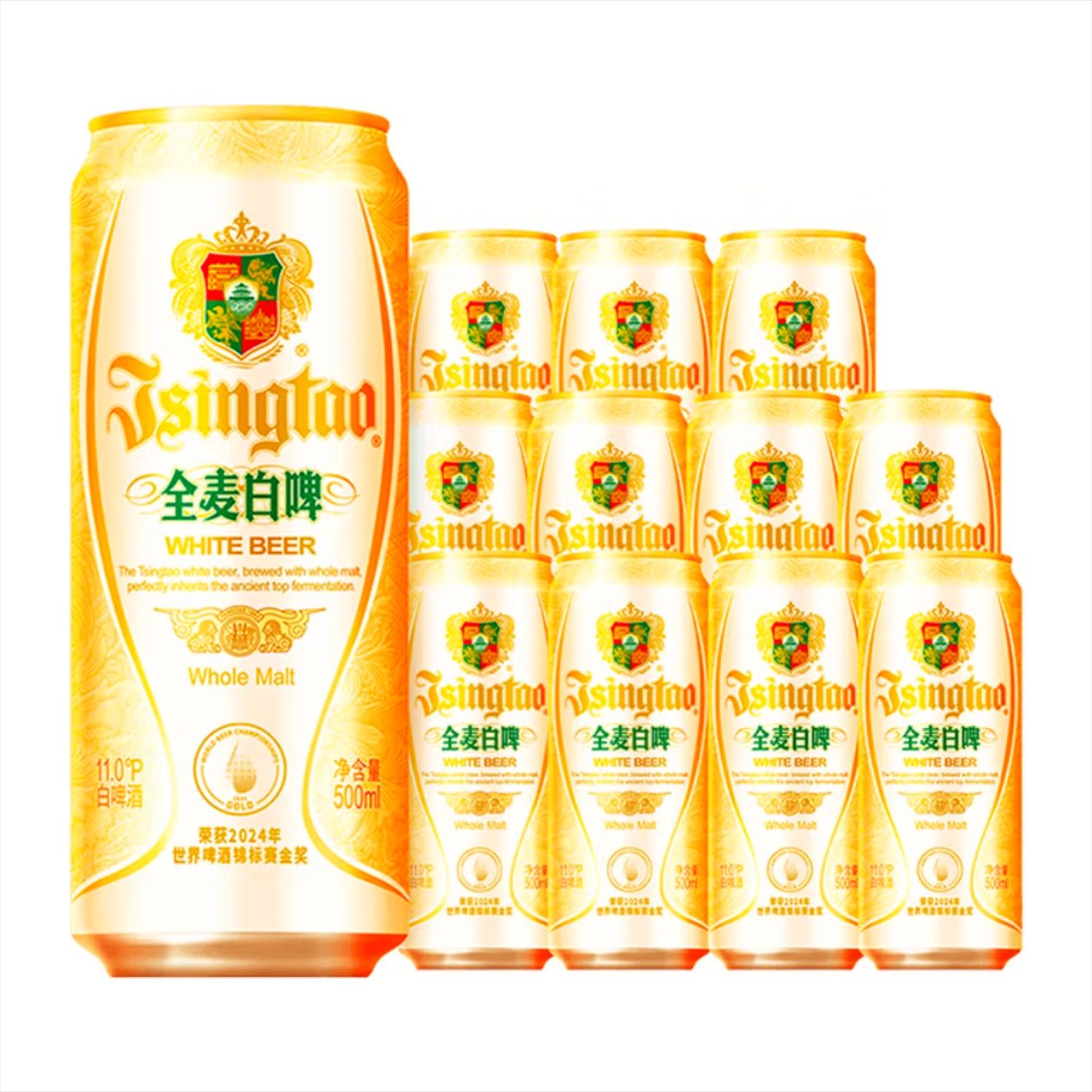PLUSൺơ TSINGTAO ȫơԭ֭Ũ11P 500mL 12*2+ൺơ330ml*6113.34Ԫȯ56.67Ԫ/