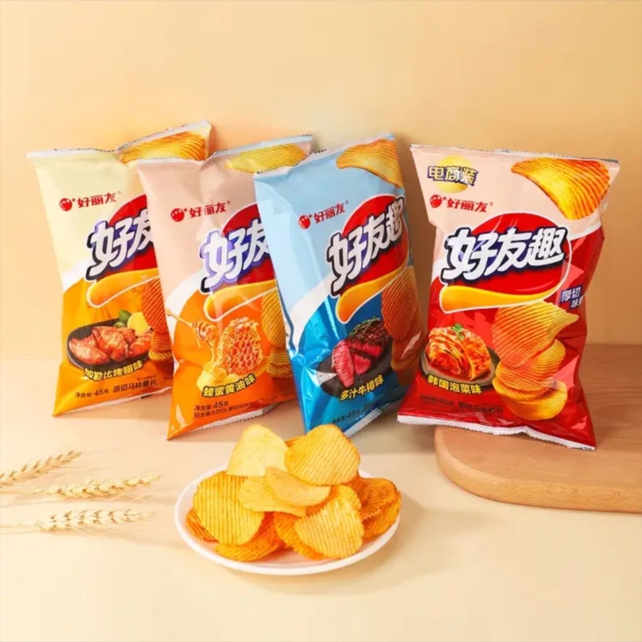 �����ѣ�ORION�������ݲ˺���Ȥѽ����������ʳƷ�칫�ҳ���ţ�ŷ�������Ƭ ����Ȥ�����ݲ�ζ45g 24.95Ԫ����2.27Ԫ/����