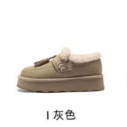 ɭ��ëëЬŮ2025���±�ůë�޻���������ѩ��ЬZTI54DA5 ��ɫ 38 152Ԫ