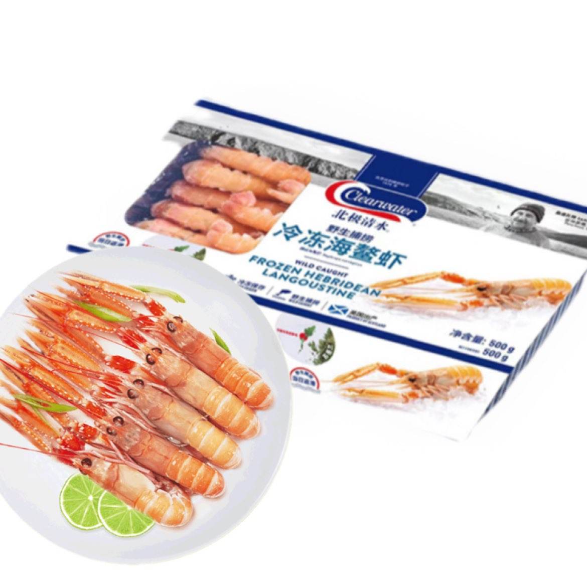 Clearwater ԭװ Ϻ500g 18-22cm20-30ֻ/kg48.64Ԫʣã