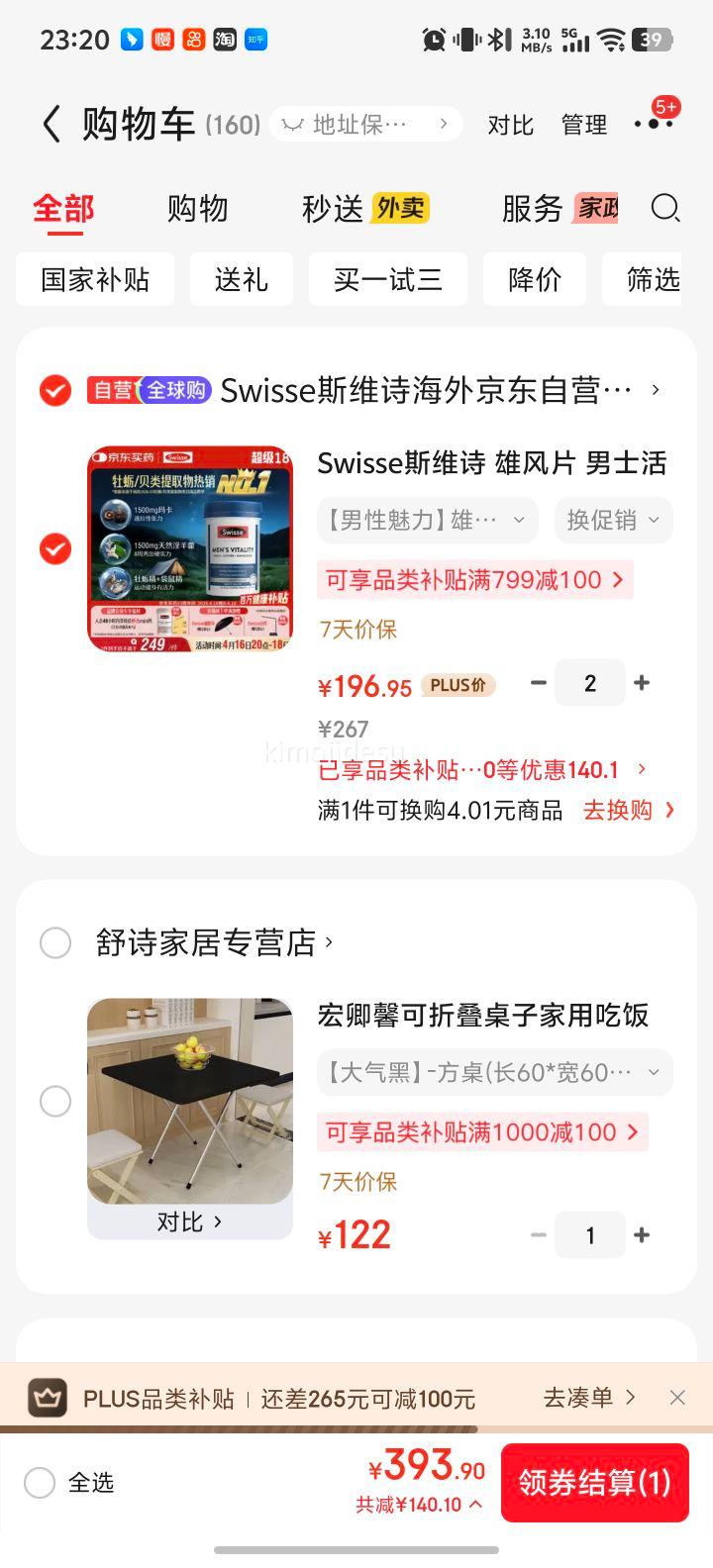 Swisse˹άʫ �۷�Ƭ ��ʿ����Ƭ 120��/ƿ�Ż�֤��