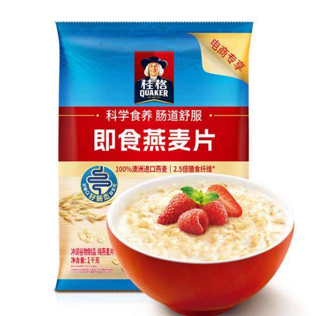 QUAKER ���  ��ʳ����Ƭ1000g*1�� 14.9Ԫ(����ȯ)