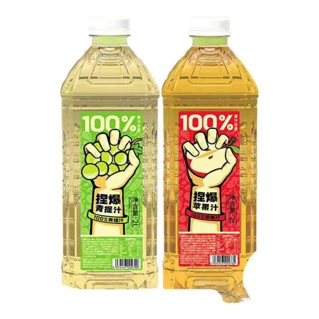 ��߸�󱬹�֭ ����֭2L*1ƿ+ƻ��֭2L*1ƿ 7.46Ԫ/ƿ������2ƿ����14.92Ԫ��