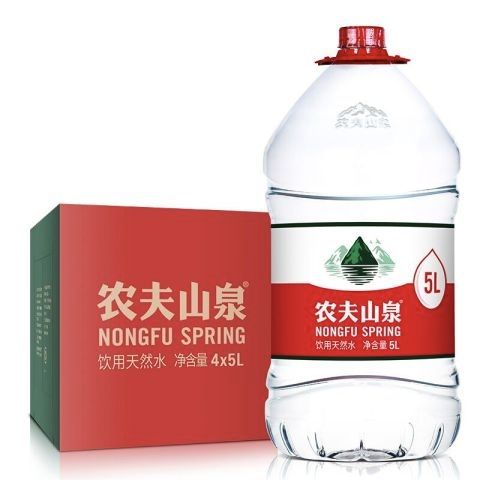 ������ũ��ɽȪ ������Ȼˮ 5L*4Ͱ*2�� 49.36Ԫ
