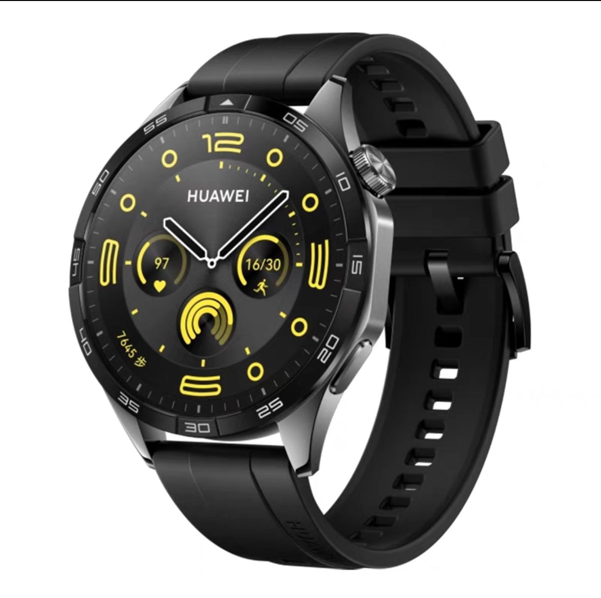 聚划算百亿补贴:华为 手表watch gt4 运动蓝牙智能手表 46mm 黑色