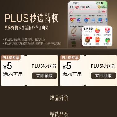 ����������� PLUS������Ȩ ��2��29-5Ԫ����ͨ��ȯ�Ż�֤��