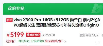 vivo X300 Pro �ֻ� 16+512G�Ż�֤��