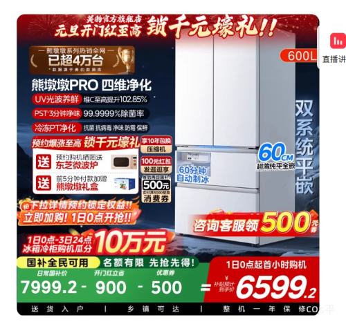 1��1��0�㡢88VIP������ �ܶն�Pro 600�� ��ʽ���ű��� BCD-600WUFIPZM(E)�Ż�֤��