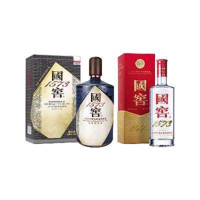 国窖1573书香门第1000ml国窖52度375ml浓香型白酒双瓶组合装