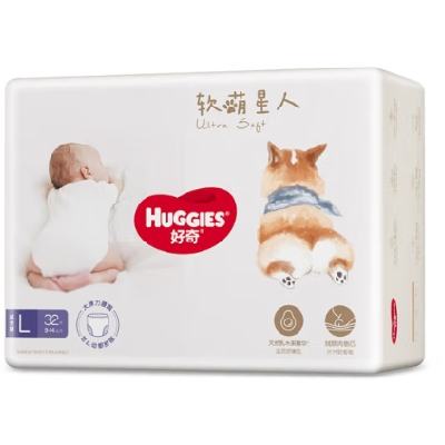 HUGGIES  ϵ  L32Ƭ*4ѡ239.4Ԫ ʣ39.90Ԫ/