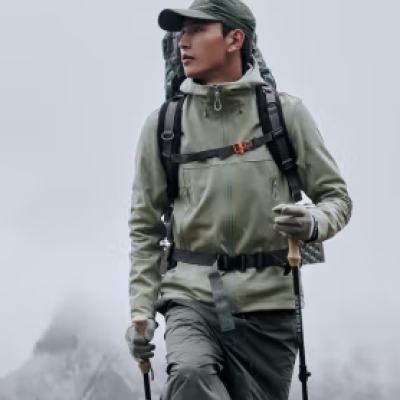 plus会员：Pelliot 伯希和 风盾2.0 软壳衣男女 加绒外套 