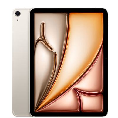 Apple/苹果iPad Air 11英寸 M3芯片2025年款 平板电脑 (256GB eSIM版)星光色