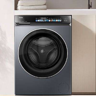 再降价、PLUS会员：Haier 海尔 XQG100-BE376XS 滚筒洗衣机全自动 云溪376直驱 10公斤