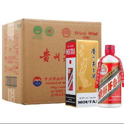茅台 飞天白酒 53度、500ml*6整箱
