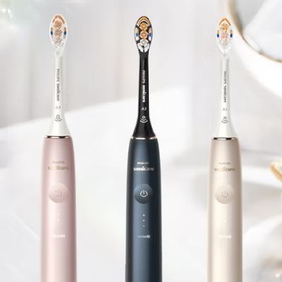 plus会员：飞利浦 电动牙刷刷头 HX9091/67 1支装 白色