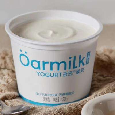 88VIP：Oarmilk 吾岛 低温酸奶无蔗糖 420g/桶 *4件 赠90g*2杯希腊酸奶