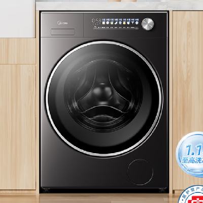PLUS会员：Midea 美的 滚筒洗衣机 MG10L3PRO 10公斤 纯平全嵌 1.15洗净比 元气2.0