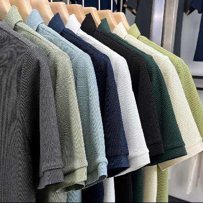 罗蒙 短袖T恤衫 藏青色、XL