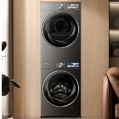 再降价、20点、PLUS会员：LittleSwan 小天鹅 小乌梅3.0 高奢版 12KG滚筒洗衣机+12KG变频热泵烘干机 TG12VE40PRO+VE40PRO