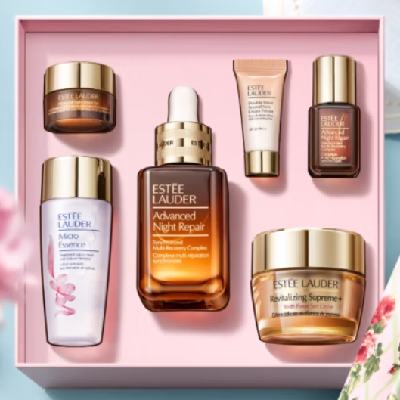 再降价、PLUS会员：Estee Lauder 雅诗兰黛 小棕瓶精华露30ml礼盒+9件赠品
