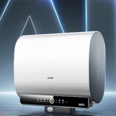 618预售、PLUS会员：Haier 海尔 BK7W60升双胆扁桶电热水器 