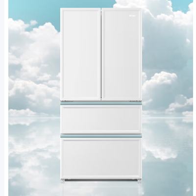 预售、PLUS会员：海尔 Haier 白巧系列 BCD-461WGHFD45W9U1 风冷十字对开门冰箱 461L 云影白