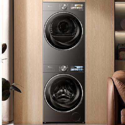 再降价、PLUS会员：LittleSwan 小天鹅 小乌梅3.0 高奢版 12KG滚筒洗衣机+12KG变频热泵烘干机 TG12VE40PRO+VE40PRO