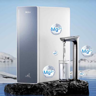PLUS会员：Haier 海尔 甜镁净水器 1000G 反渗透净水器 HKC2400-R857U1