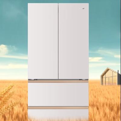 再降价、PLUS会员：海尔 Haier 麦浪系列 BCD-510WGHFD1BNXU1 全空间保鲜法式多门冰箱 510L