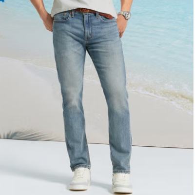 PLUS会员618：Levi's 李维斯 锥型牛仔长裤 浅蓝色、34(32)
