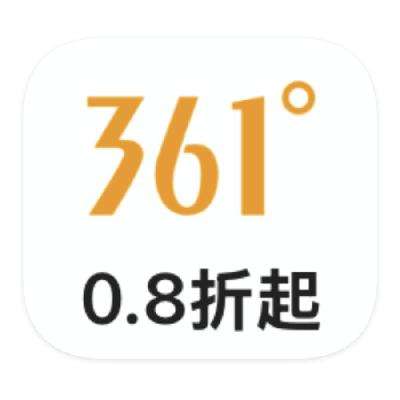 促销活动：唯品会 361度三六一度 打0.8折