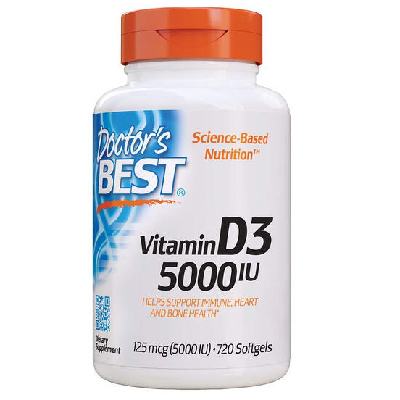 ر˹ Doctor's BEST άD3 5000IU 720125.39Ԫ