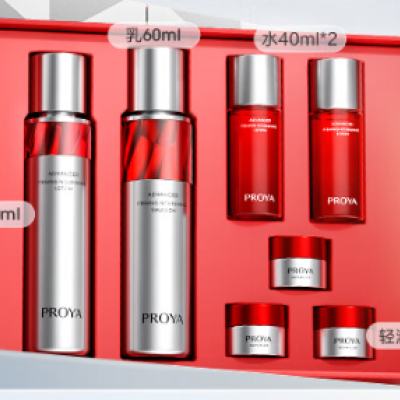 闭眼买、PLUS会员：PROYA 珀莱雅 红宝石A醇护肤套装+面霜 水120ml+乳120ml+水40ml*2+霜15g*3