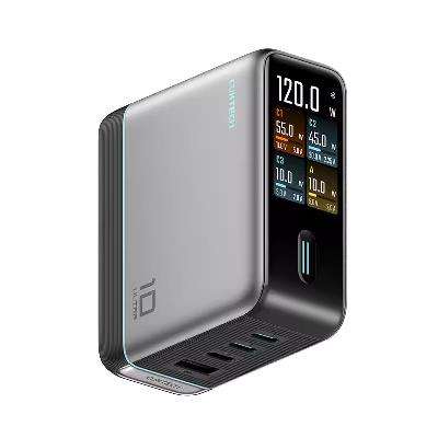 酷态科 10号Ultra手机充电器 120W氮化镓快充单头+7号电池2粒    139.5元包邮（快充套装152.1元）