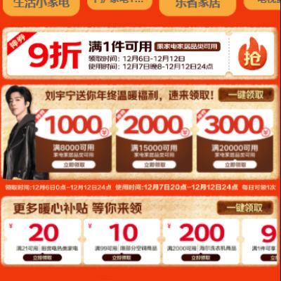  ҵҾ˫ʮ ҵҾ8000-1000/15000-2000/20000-3000Ԫҵȯ  19ȯ