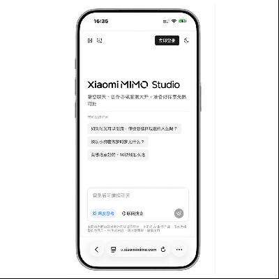 С���׸�AI��ģ����� XiaoMi MiMo Studio ����ѿ���ʹ��    ����ѿ���ʹ��