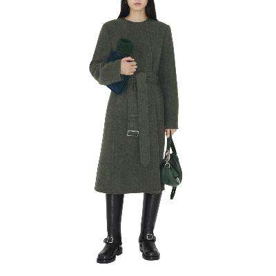 BURBERRY ŮʽֱͲ�������� 100%����ë �������ʰٴ�߼��� 3206Ԫ