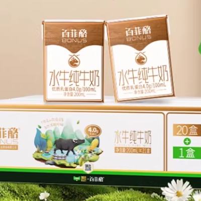 �ٷ��� 4.0gˮţ����ש��ţ��  200ml*21�� 55.03Ԫ(88vipȫ�ܿ�53.03Ԫ��